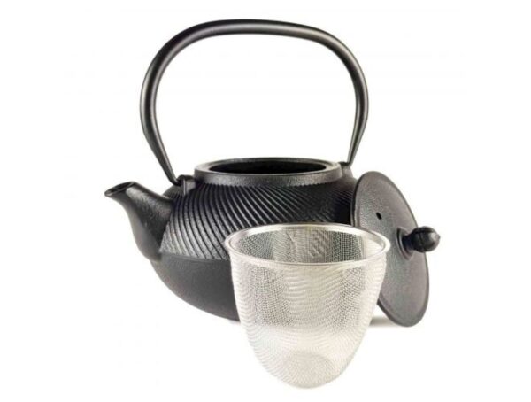 Teiera in ghisa nera da 1000ml – Elegante e resistente (2)