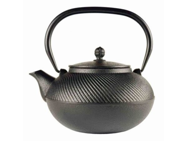 Teiera in ghisa nera da 1000ml – Elegante e resistente (3)