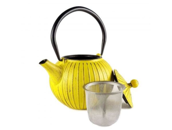 Teiera in ghisa gialla da 800ml – Elegante e resistente (1)