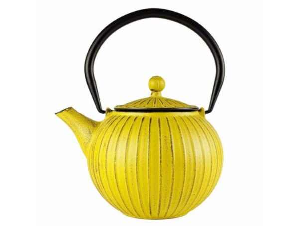 Teiera in ghisa gialla da 800ml – Elegante e resistente (2)
