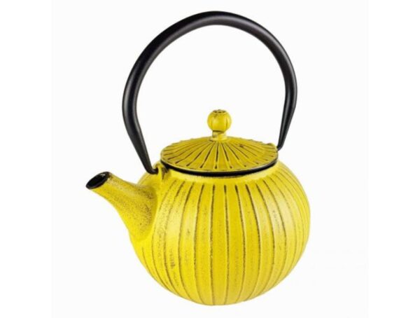 Teiera in ghisa gialla da 800ml – Elegante e resistente (3)