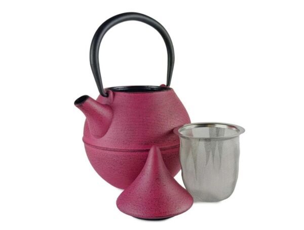Teiera in ghisa rosa da 700ml – Eleganza e calore (3)